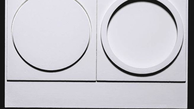 maccari. La búsqueda del infinito a través de la pura abstracción.