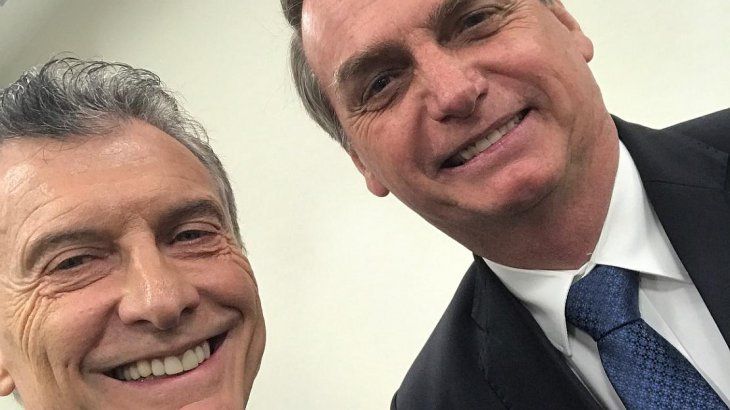 Con Bolsonaro.