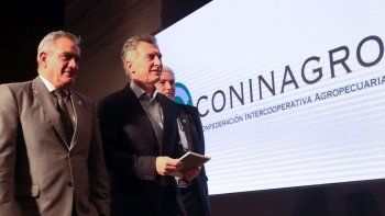 El presidente, Mauricio Macri, participó de un evento organizado por Coninagro.