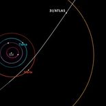 La NASA continúa observando el recorrido del cometa ATLAS. La NASA continúa observando el recorrido del cometa ATLAS.