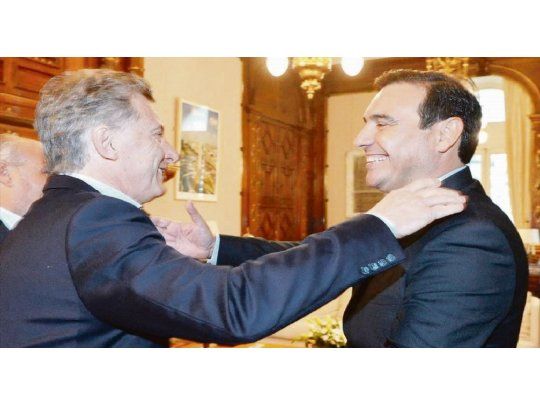 Sello. Valdés se impuso al peronismo en los comicios del 8 de octubre con el apoyo de Macri y transita sus primeras semanas de gestión.