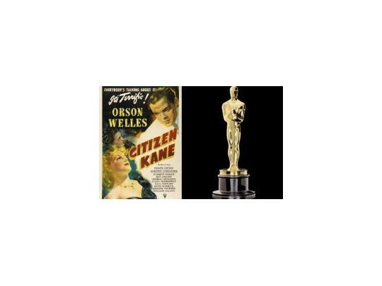 Subastan el Oscar que ganó Orson Welles por Citizen Kane