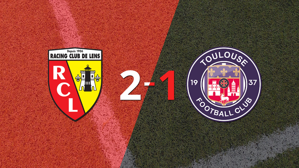 Lens defeated Toulouse 2-1 at home