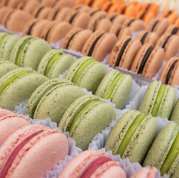 Pastelería en la Feria Francesa. Pastelería en la Feria Francesa.