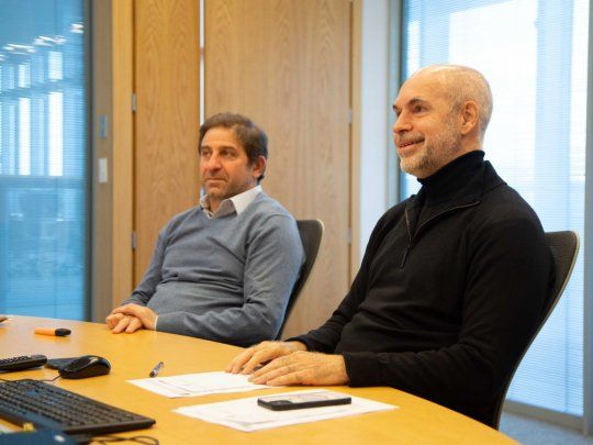 Fernando Straface y Horacio Rodriguez Larreta.