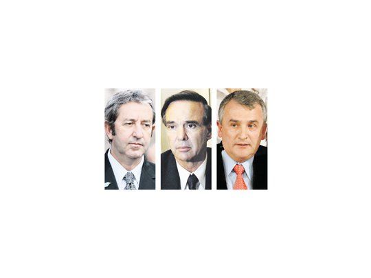 Julio Cobos, Miguel Pichetto, Gerardo Morales