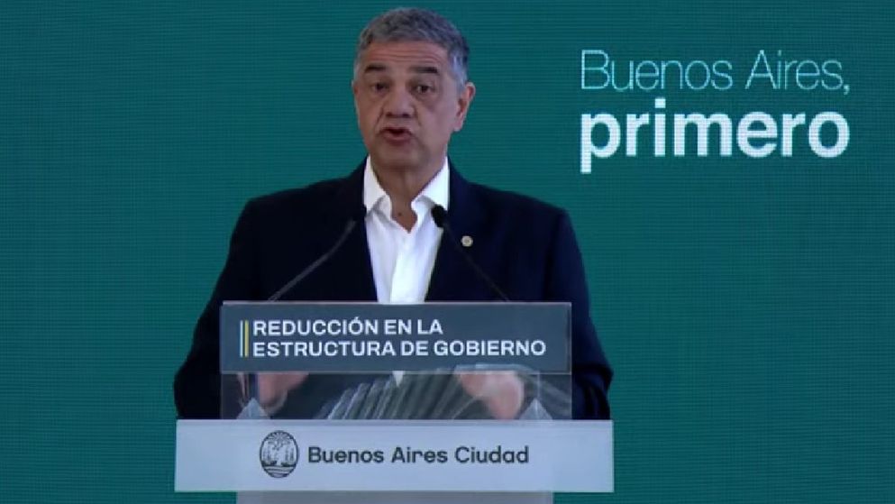 El jefe de Gobierno porteño, Jorge Macri, anunció cambios en la estructura porteña. 