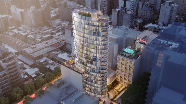 Hampton by Hilton Rosario de 103 habitaciones será una pieza clave en Iconcenter, el primer complejo de usos mixtos del centro rosarino.