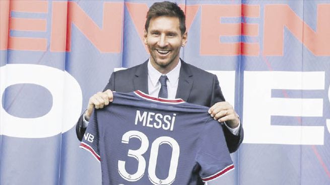 presentación. Con Messi elPSG no ganó la Champions pero sí euros.