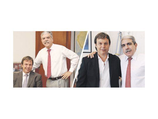 Mariano Cascallares, durante los encuentros que mantuvo en la Casa Rosada con Julio De Vido y Aníbal Fernández para analizar el escenario político y cuestiones vinculadas a la gestión.