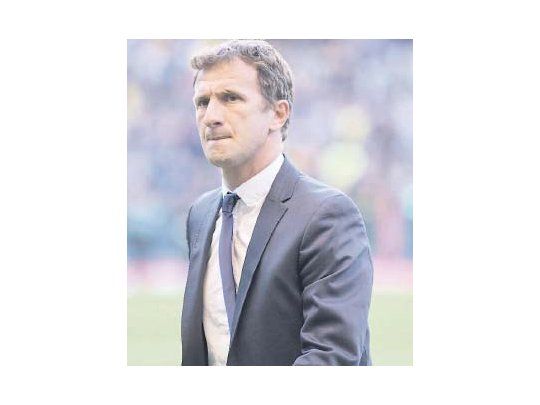 El gesto del “Vasco” Arruabarrena lo dice todo. Boca perdió el partido ante San Lorenzo y la punta del torneo.