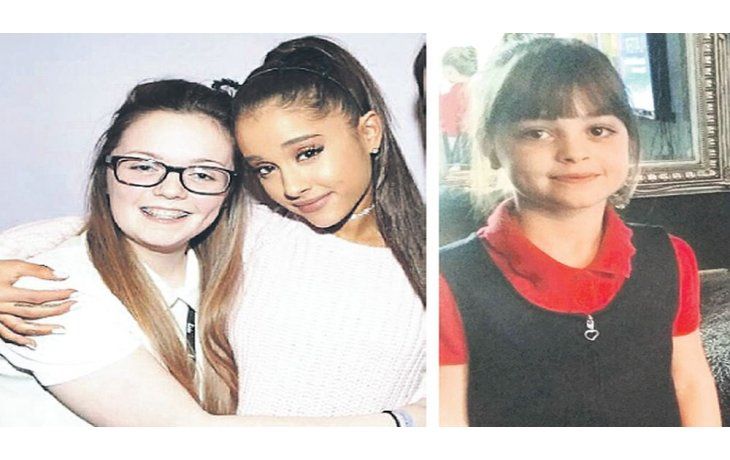 ámbito.com | ROSTROS. Georgina Callander, una de las víctimas del atentado del lunes en Manchester, junto a su admirada Ariana Grande (izquierda). Saffie Rose Roussos, también fallecida en el ataque, tenía apenas ocho años (derecha).