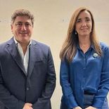 Otros tiempos: Francisco Paoltroni y Victoria Villarruel, hoy enfrentados. Otros tiempos: Francisco Paoltroni y Victoria Villarruel, hoy enfrentados.