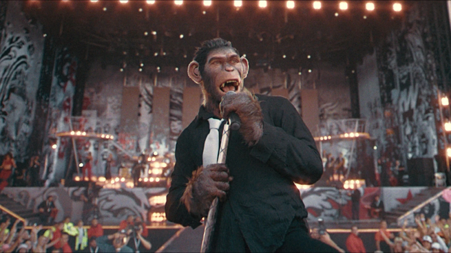 La biopic de Robbie Williams está disponible en Prime Video.