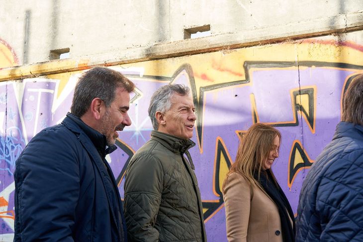 Mauricio Macri con Cristian Ritondo. Mauricio Macri con Cristian Ritondo.