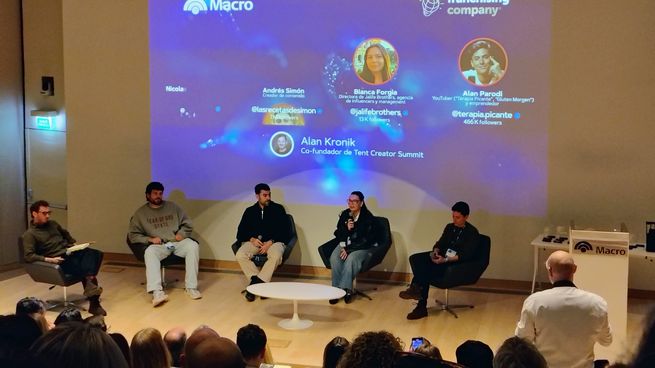Un panel de creadores de contenidos debatió sobre El impacto digital: el nuevo ADN de las marcas, en el encuentro convocado por Banco Macro.