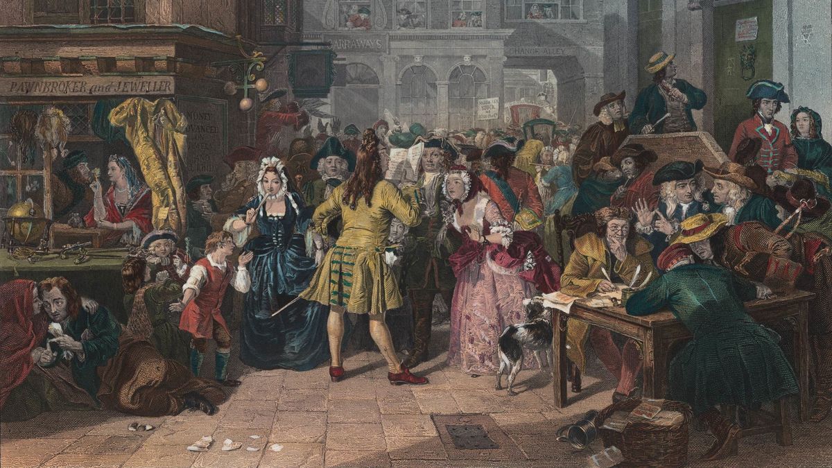 What was the “South Sea Bubble”, one of the most important financial crises in history