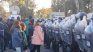 En la sede del INTI se viven momentos de tensión entre manifestantes del ATE y la Policía de la Ciudad.