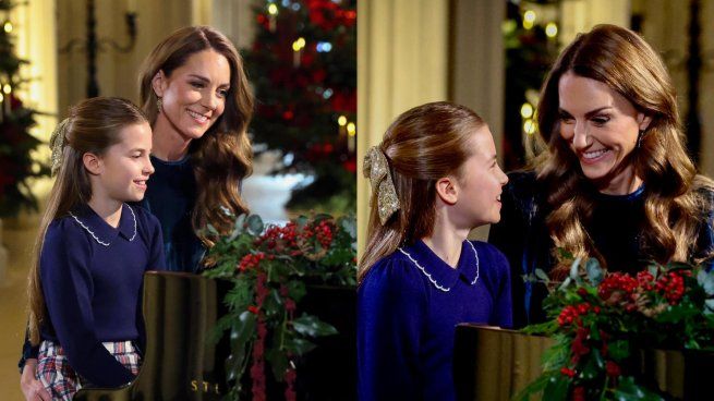 Kate Middleton tocó el piano junto a su hija Charlotte en un emotivo video de Navidad grabado en el castillo de Windsor.