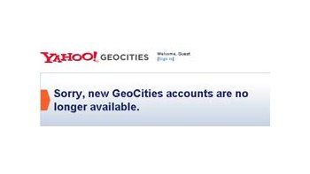 Tras histórica caída de su beneficio, Yahoo! cierra GeoCities.