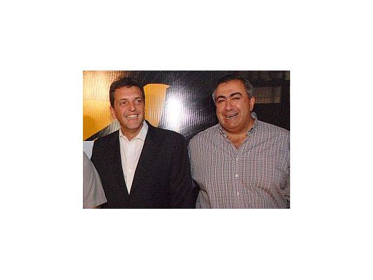 Sergio Massa y Héctor Daer
