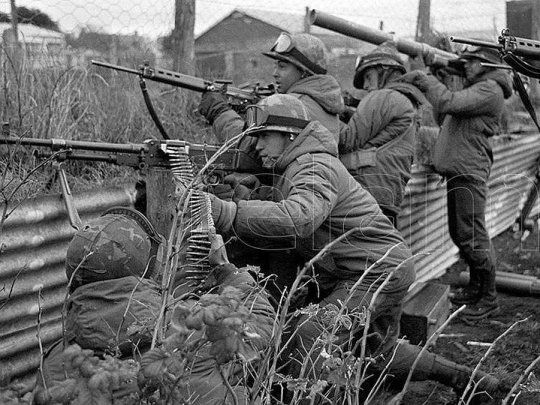 Guerra de Malvinas.