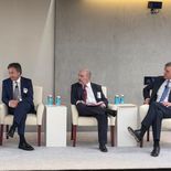 Participaron Juan Parma, CEO de Banco Macro; Gustavo “Paco” Manríquez, CEO de Banco Supervielle; y Diego Rivas, CEO de Banco Galicia. Participaron Juan Parma, CEO de Banco Macro; Gustavo “Paco” Manríquez, CEO de Banco Supervielle; y Diego Rivas, CEO de Banco Galicia.