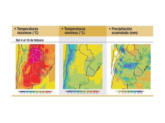 Calor intenso y lluvias en área agrícola