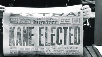 Dos tapas. O el triunfo o el fraude, nunca la derrota. Ochenta años antes de Trump, Orson Welles reflejó así la campaña de su “Ciudadano Kane”