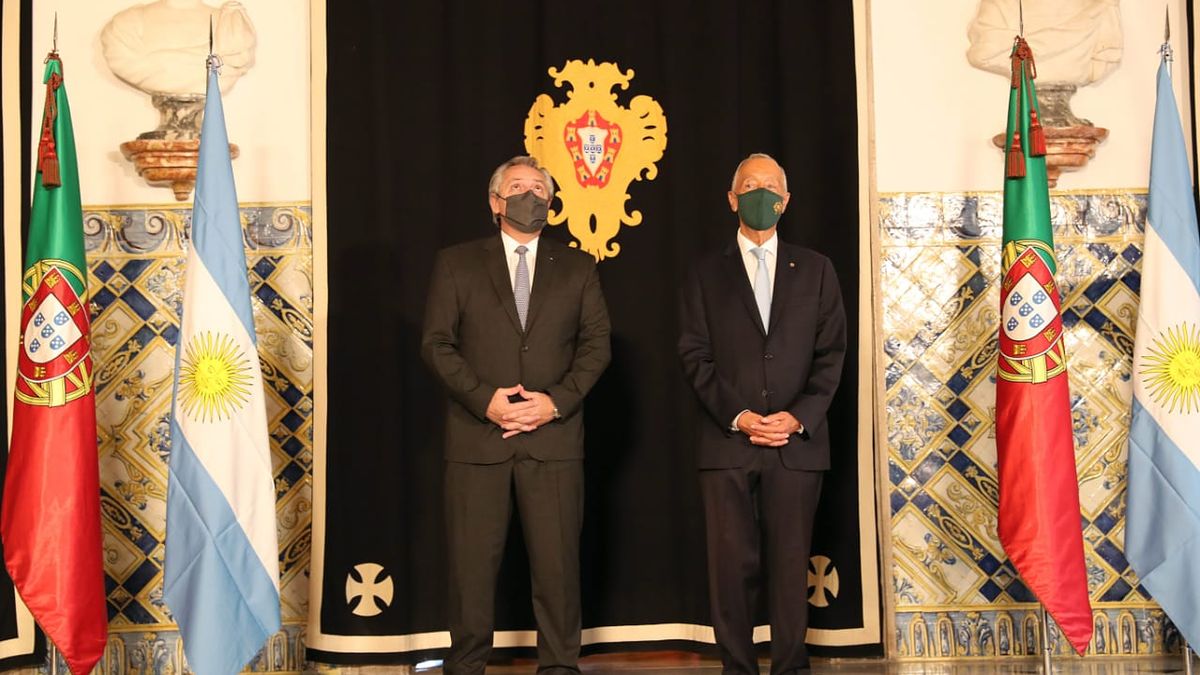A viagem de Alberto Fernández, dia 1: o Presidente em Portugal