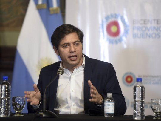 El gobernador de Buenos Aires, Axel Kicillof, enviará proyectos de ley para financiarse.