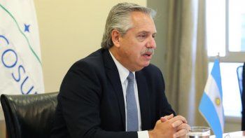 El presidente Alberto Fernández participa de la Cumbre del Mercosur.