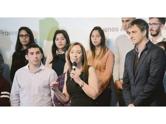 En simultáneo. Vidal y Bullrich juntaron a intendentes y funcionarios en La Plata para anunciar el boleto estudiantil ampliado. En Avellaneda, Carolina Stanley y Néstor Grindetti le pisaron el distrito a Jorge Ferraresi (FpV).
