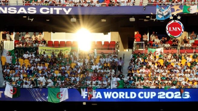 El partido entre Argentina y Argelia figura en el noveno puesto de los que más asistencia tuvo tras finalizar la primera fecha de la fase de grupos del Mundial 2026.