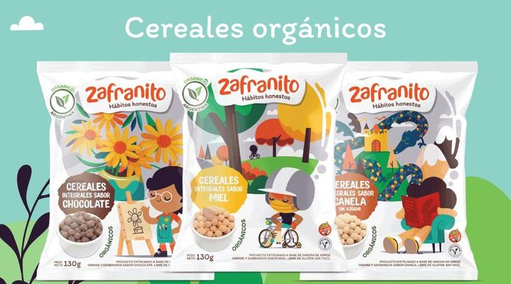Cereales organicos integrales Canela sin Azucar Zafranito
