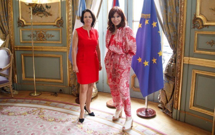 Cristina Fernández de Kirchner﻿ tras el encuentro con la emisaria&nbsp;