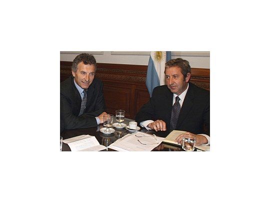 Mauricio Macri y Julio Cobos.