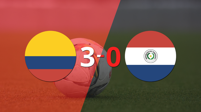 Colombia fue imparable y goleó 3 a 0