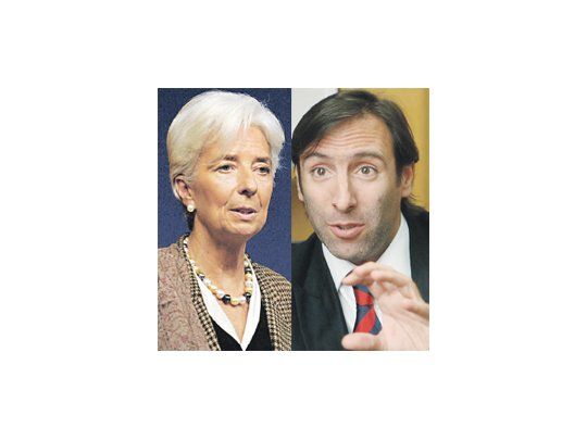 Christine Lagarde y Hernán Lorenzino