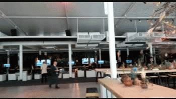 G20: comedor del Centro de Prensa en Parque Norte
