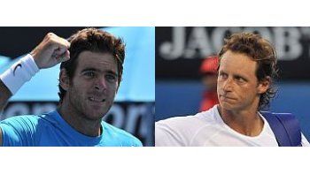 Del Potro avanza; Nalbandian quedó eliminado.