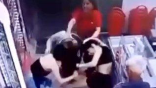 La pelea en un supermercado de San Martín fue viral en redes sociales