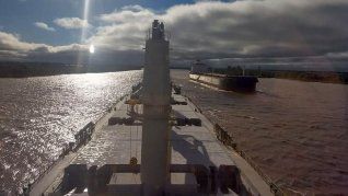 La Vía Navegable Troncal tiene cerca de 60 terminales portuarias y canaliza aproximadamente el 80% de las exportaciones del país. La Vía Navegable Troncal tiene cerca de 60 terminales portuarias y canaliza aproximadamente el 80% de las exportaciones del país.