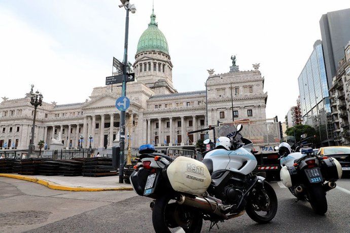 Congreso vallado (foto de archivo).