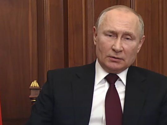 El presidente de Rusia, Vladímir Putin.