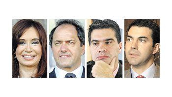 ámbito.com | Cristina de Kirchner, Daniel Scioli, Jorge Capitanich, Manuel Urtubey