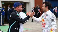 Valtteri Bottas y Sergio Checo Pérez, los dos aspirantes a ocupar una, o las dos, butacas de la nueva escudería Cadillac para la temporada 2026 de la Fórmula 1.