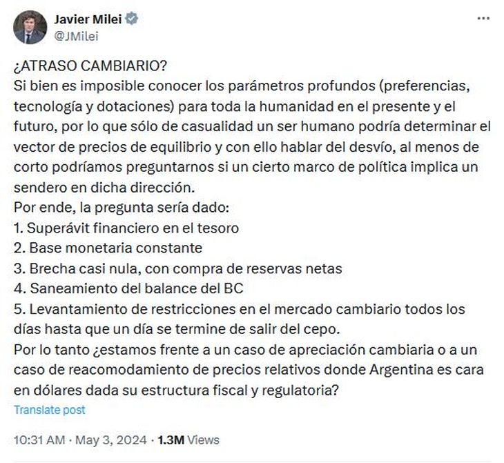 No es el dólar que está barato, es la Argentina que está cara… ¿Y si nos alejamos del maniqueísmo y admitimos que pueden ser las dos cosas? No es el dólar que está barato, es la Argentina que está cara… ¿Y si nos alejamos del maniqueísmo y admitimos que pueden ser las dos cosas?