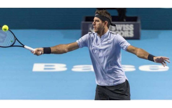 Delpo derrotó al croata Marin Cilic por 6-4 y 6-4.