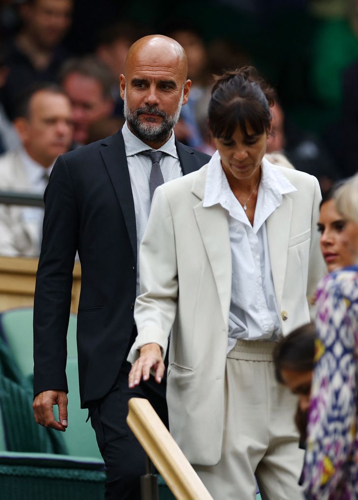 Manchester City manager Pep Guardiola and his wife Cristina Serra left the world of football for a while two weeks ago and were at Wimbledon, the third Grand Slam of the tennis season, which is being held at the All England Stadium.